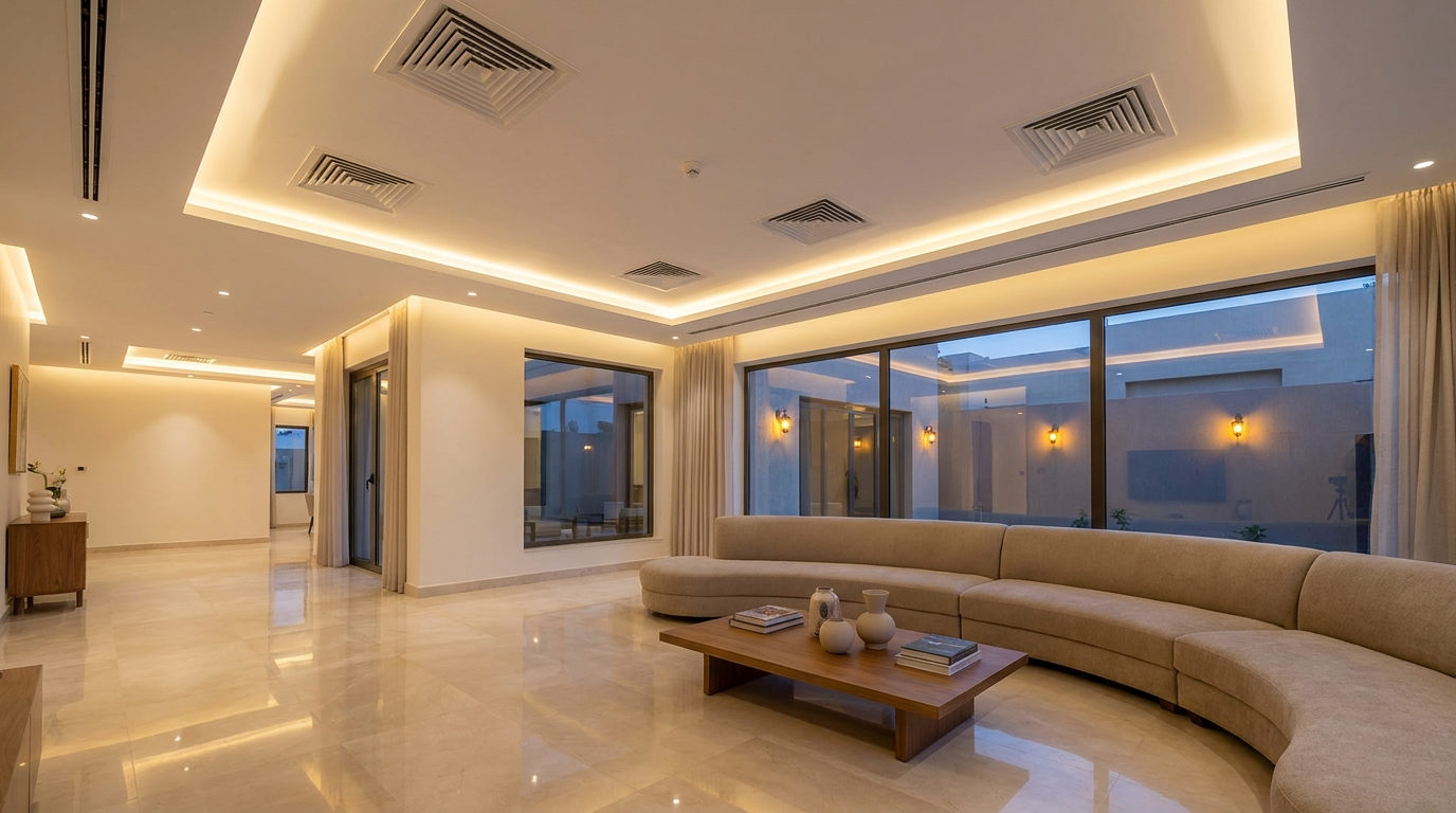 Private Villa Central AC Retrofit