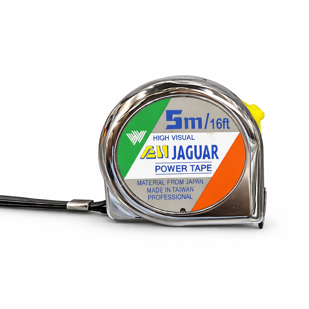 Metal-cased retractable measuring tape