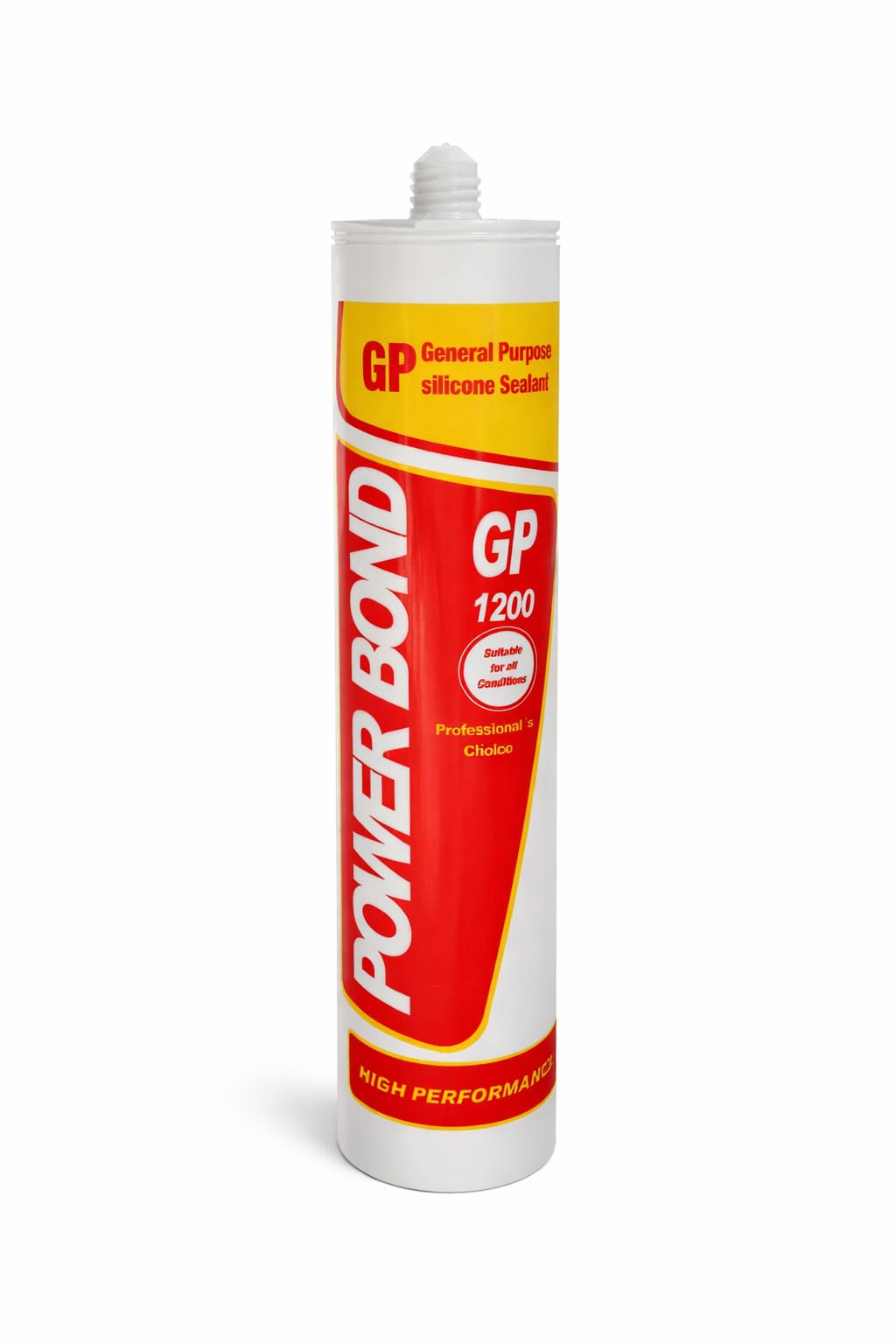 Silicone sealant cartridge